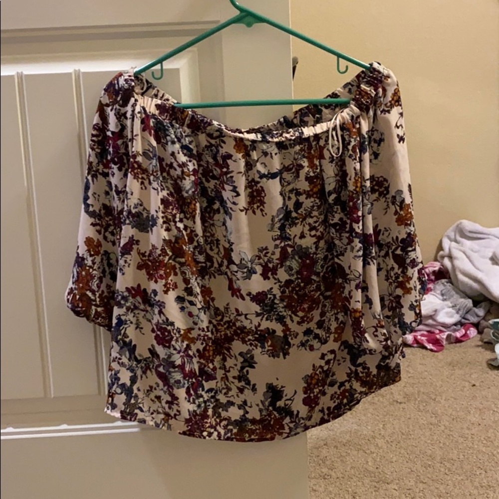 Off the shoulder blouse